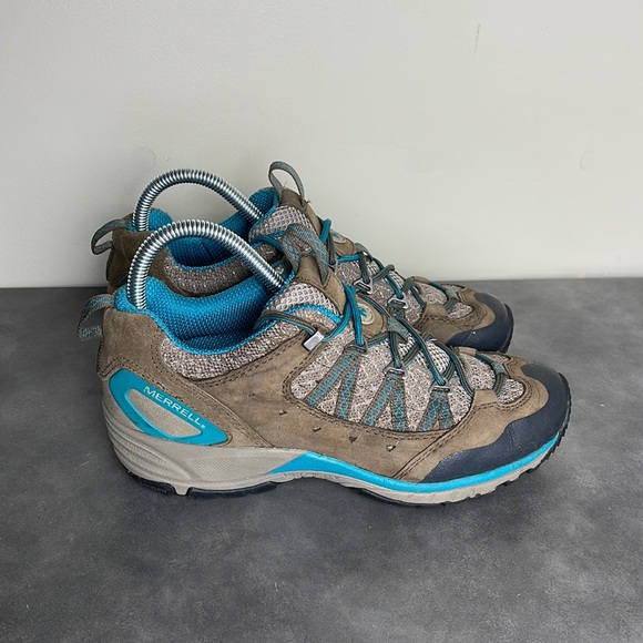 Merrell Shoes - Merrell Womens size 7.5 "Avian Light Sport Canteen" Teal Brown Vibram J68286